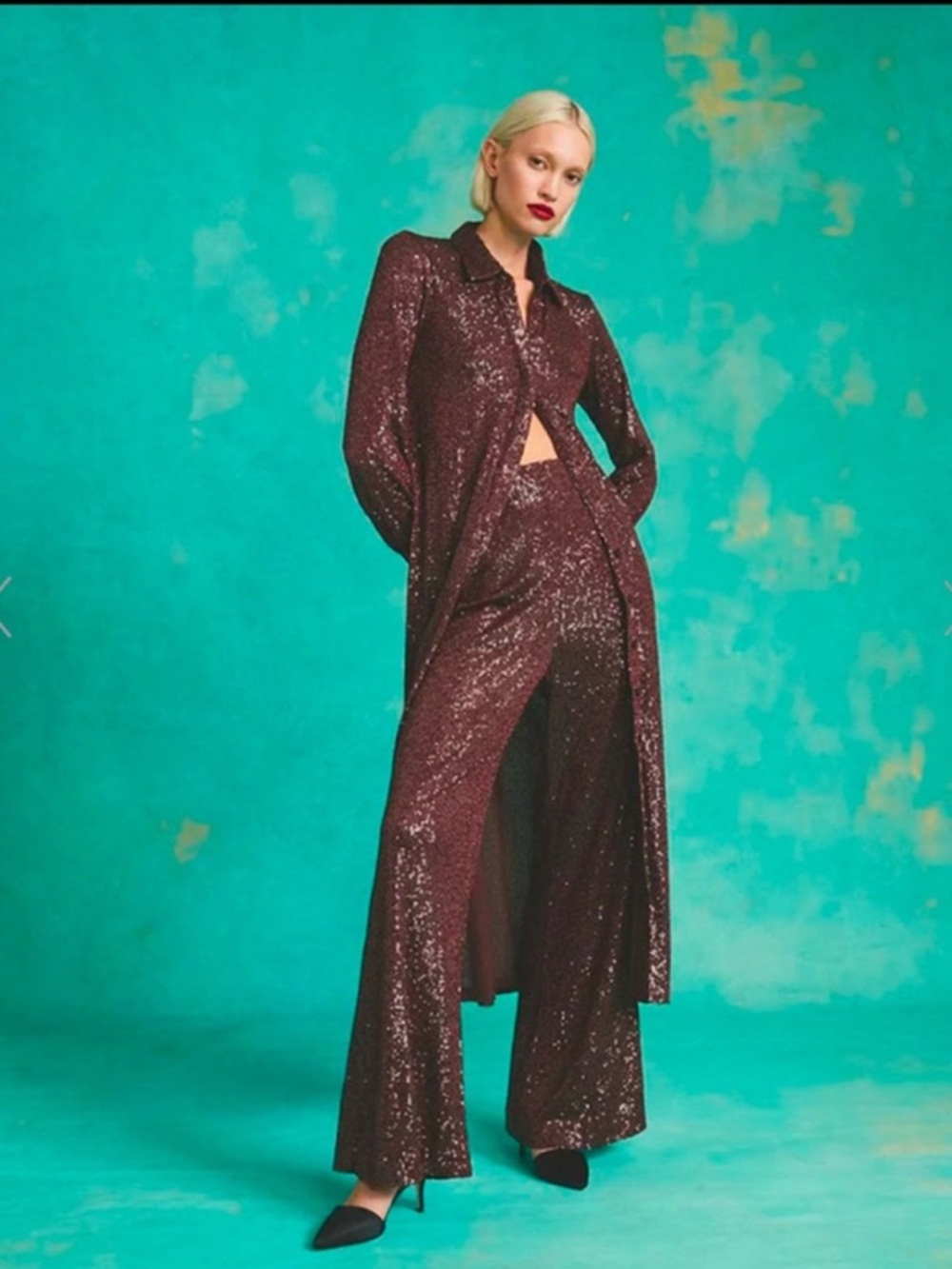 NWOT Cara Cara Verona Sequin Pant